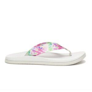 Chaco Chillos Flip (Women) - Light Tie Dye Size 7